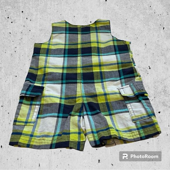 Carter’s Boys Plaid Romper Size 3 Months EUC - Picture 2 of 5